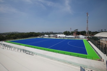 Rio 2016’s hockey competition at the Deodoro Park is being played on a high performance innovative synthetic turf system from Dow