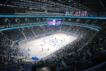 The home team won 4-2 in the first ever match in the New Ice Arena (Photo: hcbarys.kz)