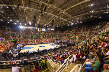 Rio Olympic Arena staged the first NBA match to be played in Brazil in October 2013 (Photo: Rio 2016/Alex Ferro)