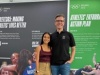 Diana Flores, Chair of IFAF’s Athlete Committee, and Cassio Rippel, Chair of ISSF’s Athlete Committee