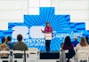 Sugar Land Mayor Carol McCutcheon speaking at the press conference (Photo: Visit Sugar Land)
